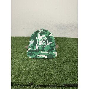 G Fore hat cap snap back green white camouflage lightweight breathable zyn 3